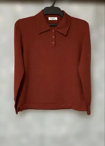 새상품급 DECORO 스웨터 빨간색 모 100