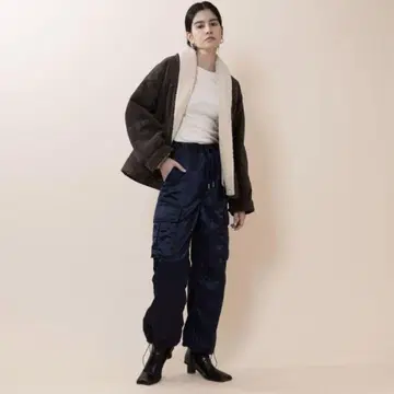 SeaRoomlynn SHINY 드로스트 워크 팬츠