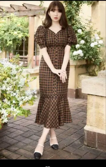 Her lip to stres Linen Mermaid Dress M