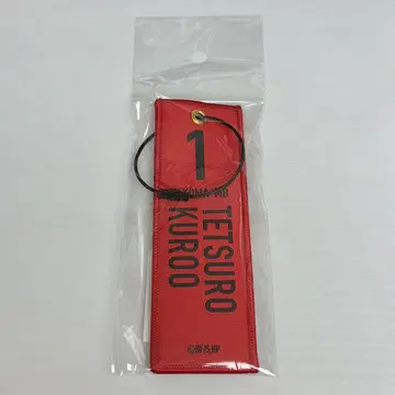 하이큐 쓰레기장의 결전전 플라이트 택 키링 쿠로오 테츠로