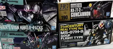 HG 건담 프라모델 4개 묶음 판매