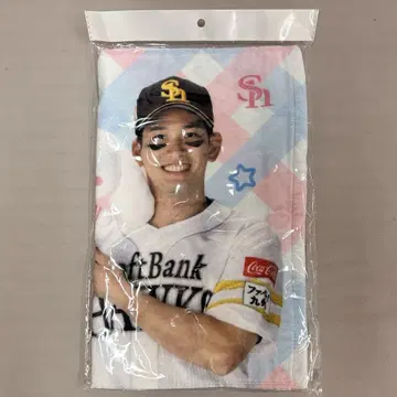 호크스 25주년 핑크풀 선수 x 시나몬 롤 콜라보 밤 타월