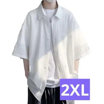 미사용 새상품 셔츠 남성용 반팔 무지 빅 사이즈 캐주얼