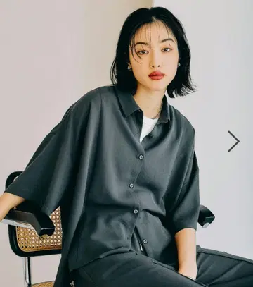 [ 새상품급 ] LEPSIM 멀티 메리트 5부 소매 셔츠