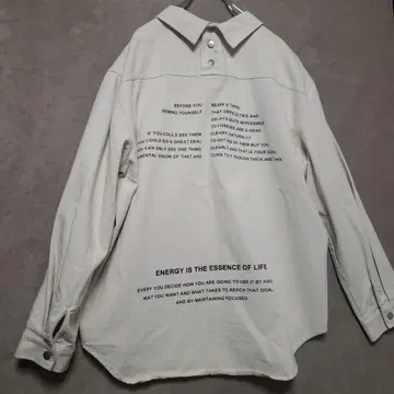 스크런치 앙제 오버 자켓 셔츠 로고 가을 상품