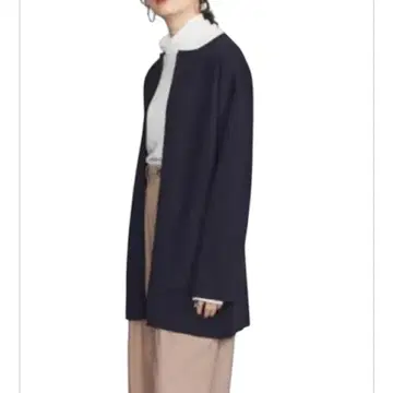 택 포함 새상품! B&Y 유나이티드 애로우즈 노카라 가디건