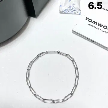 새상품 6.5 TOMWOOD 박스 체인 팔찌 은 16310