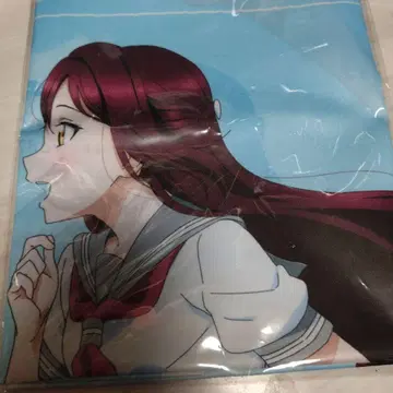 Aqours 9주년 전시회 복권 사쿠라우치 리코 천 포스터