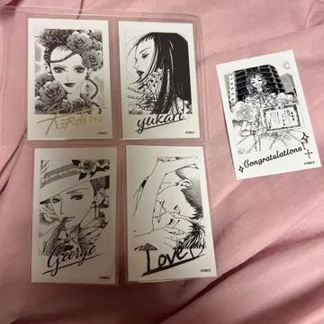 Paradise Kiss 폴라로이드풍 브로마이드 노멀 레어 5장