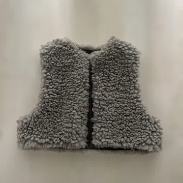 마리 인형 인조 모피 베스트