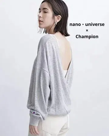 MIHO NOJIRI x Champion 별주 백 카슈쿨 맨투맨