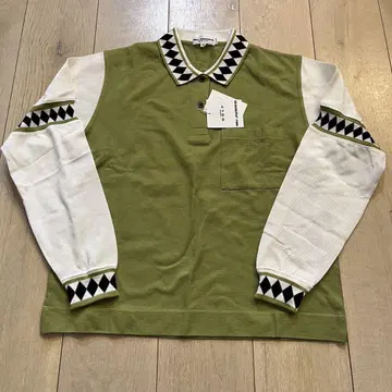 미사용 Mr. JUNKO 미스터 준코 골프웨어 긴팔 피케 셔츠