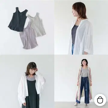 북유럽 생활 잡화점 레이어드하기 좋은 넥라인의 탱크탑