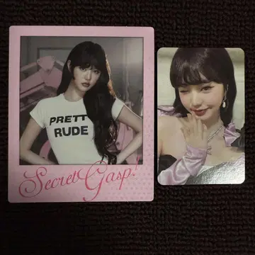 IVE SECRET Gasp 원영 트레이딩 카드 폴라로이드