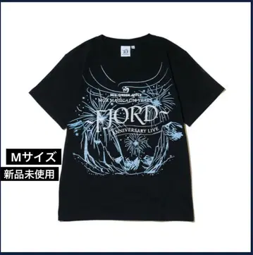 Mrs. GREEN APPLE FJORD 글리터 로고 T셔츠 M