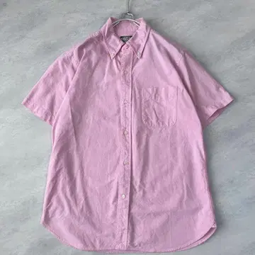 SUGAR CANE 슈가케인 옥스퍼드 반팔 핑크 M 사이즈