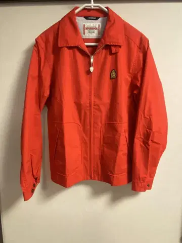 새상품급 70~80년대 빨간색 MCGREGO CROWN 지퍼 자켓