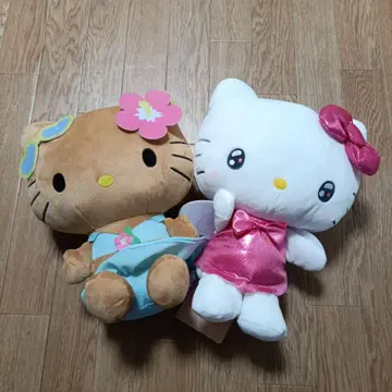 헬로키티 봉제 인형 세트