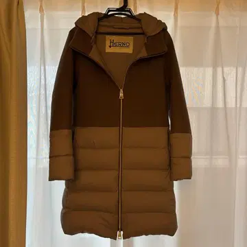 HERNO 헬노 울 믹스 롱 다운 38