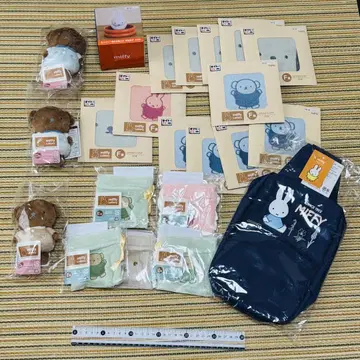 미피 마스코트 배지 손수건 숄더백 등 세트