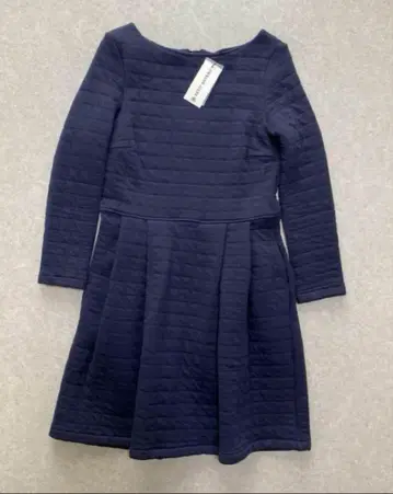PETIT BATEAU 프티바토 퀼팅 원피스 XS 네이비