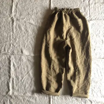 린넨 몸빼 황토색