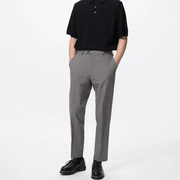 UNIQLO 감동 팬츠 그레이 택 포함 미사용 새상품