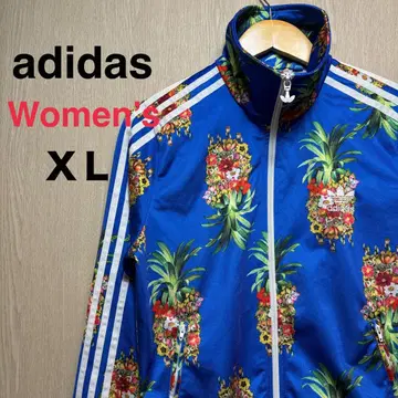 아디다스 오리지널 트랙 자켓 여성용 XL 자수 로고