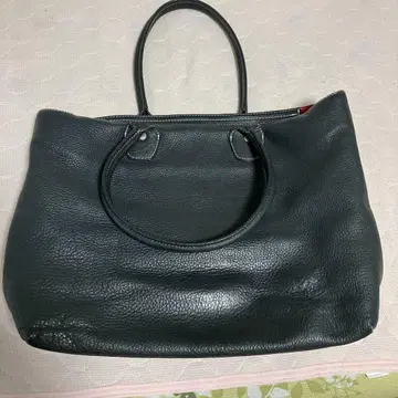 키타무라 가죽 토트백 블랙