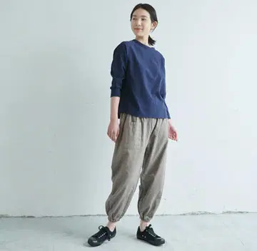 [ 새상품급 ] 나카가와 마사시치 상점 면린넨 몸빼 팬츠