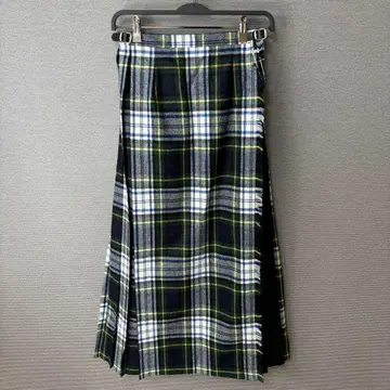 오닐 오브 더블린 패치워크 퀼트 플리츠 맥시 스커트