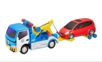 토이코 JAF 견인차 일하는 자동차 JAF 견인차
