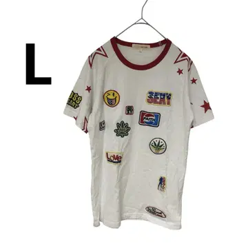 헤이세이 00s Place Plan y2k 아메카지 갸루 와펜T셔츠 L