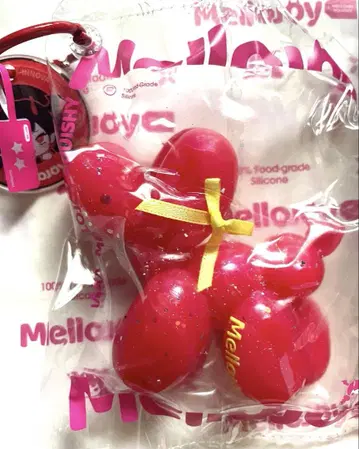 Mellojoy US 한정판 벌룬 강아지 발렌타인 강아지 빨간색 메로조이