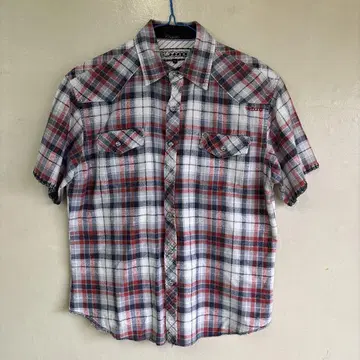 billabong 반팔 플란넬 셔츠 slim fit