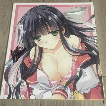 야마모토 카즈에 IZUMO4 사인 포함 색지 타카토 호나미