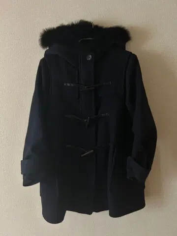 snidel 네이비 더플 코트 퍼 포함