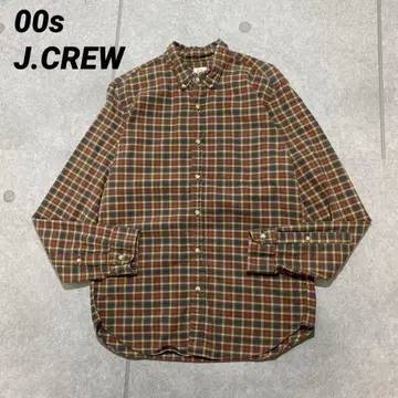 good fade y2k grunge 00s J.CREW 체크 긴팔