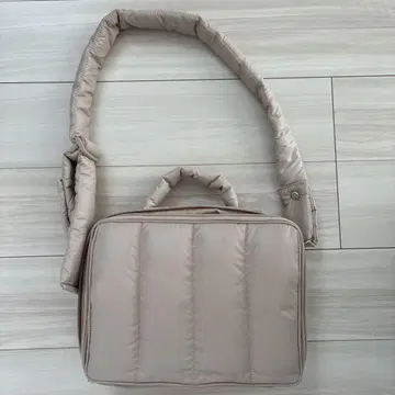 calin 베이지 마더백 라떼