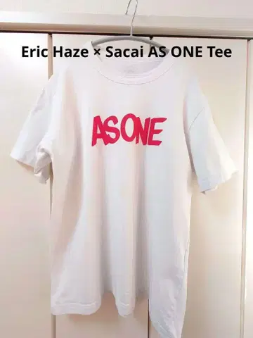 23ss Eric Haze x Sacai AS ONE Tee 사카이