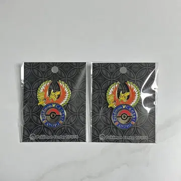 포켓몬 센터 로고핀즈 포켓몬 센터 교토 핀 배지 2개 세트