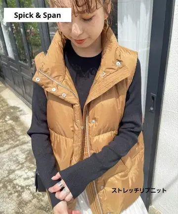 [ Spick & Span ] 스트레치 리브 니트