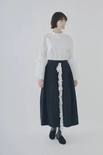 2024 AW 미나 페르호넨 forest parade 실크 울 스커트
