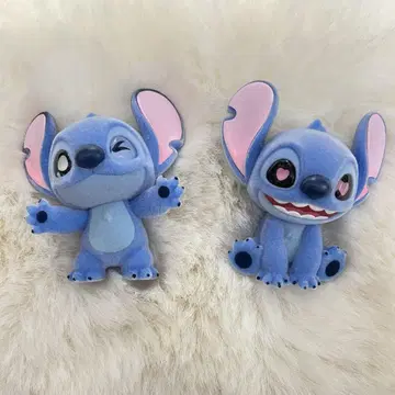 poptoy mini fluffy series 스티치 피규어