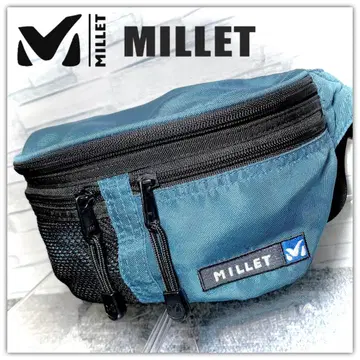MILLET 밀레 나일론 미니 바디백 웨스트 파우치