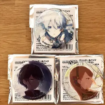 프로세카 글리터 캔뱃지 42A 요이사키 카나데 호시노 미노리 글리캔