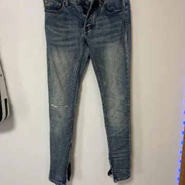 mnml 슬림핏 플레어 데님 29인치