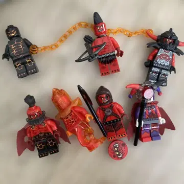 LEGO 악마 캐릭터 미니 피규어 6체 세트