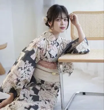 우타타네 유카타 유카타 오비 일본 나막신 3종 세트 미사용 새상품