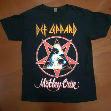Def Leppard 머틀리 크루 T셔츠